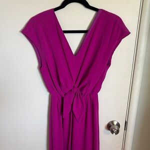 She and Sky Fuchsia Jumpsuit